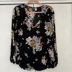 Long sleeve floral Old Navy tunic